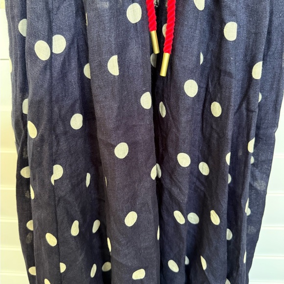 Zimmermann Scarborough Eyelet Navy Polka Dot Maxi Dress Size 1 Small $950 - Picture 3 of 12